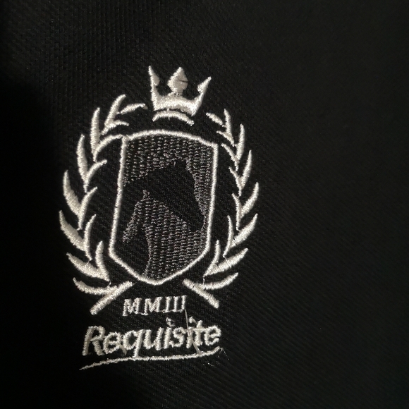 NWT Preppy & Chic Black Polo Tee - Picture 8 of 11